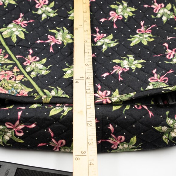 Vera Bradley Laptop Messenger Tote | Retired Vintage Breast Cancer Hope Quilted - Picture 6 of 8